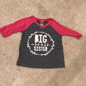 24M big sister tee. WORN ONCE!